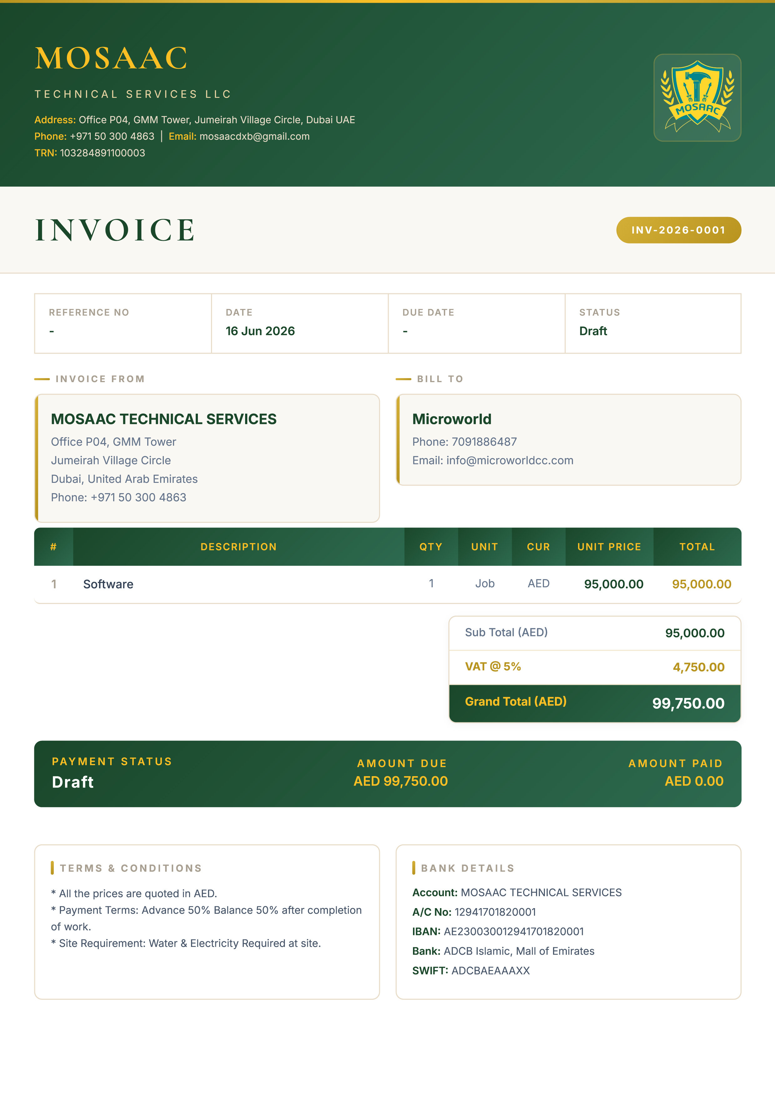 GST Invoice Builder